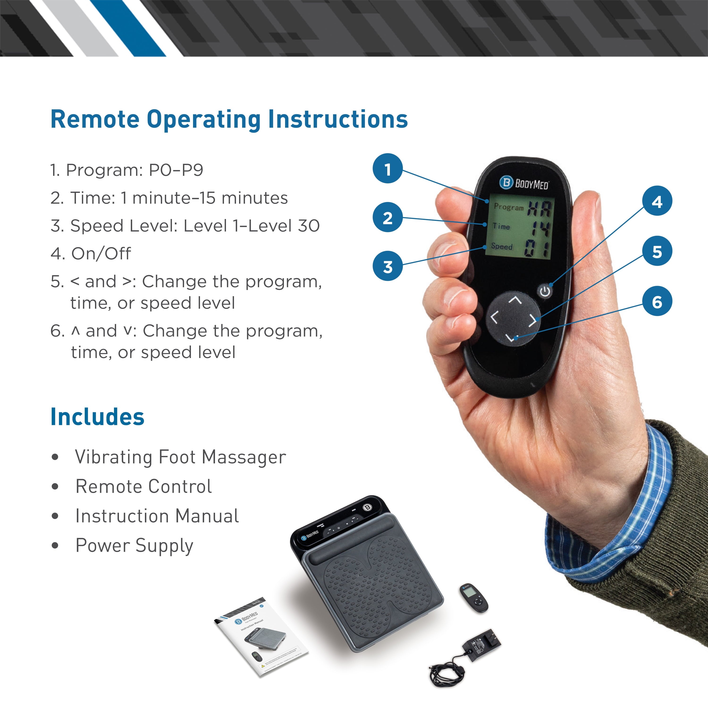 | Deep Tissue Vibration Massage Therapy | At-Home with Remote Control | Fast Relief , Plantar Fasciitis, Improves Cir... - Image 3