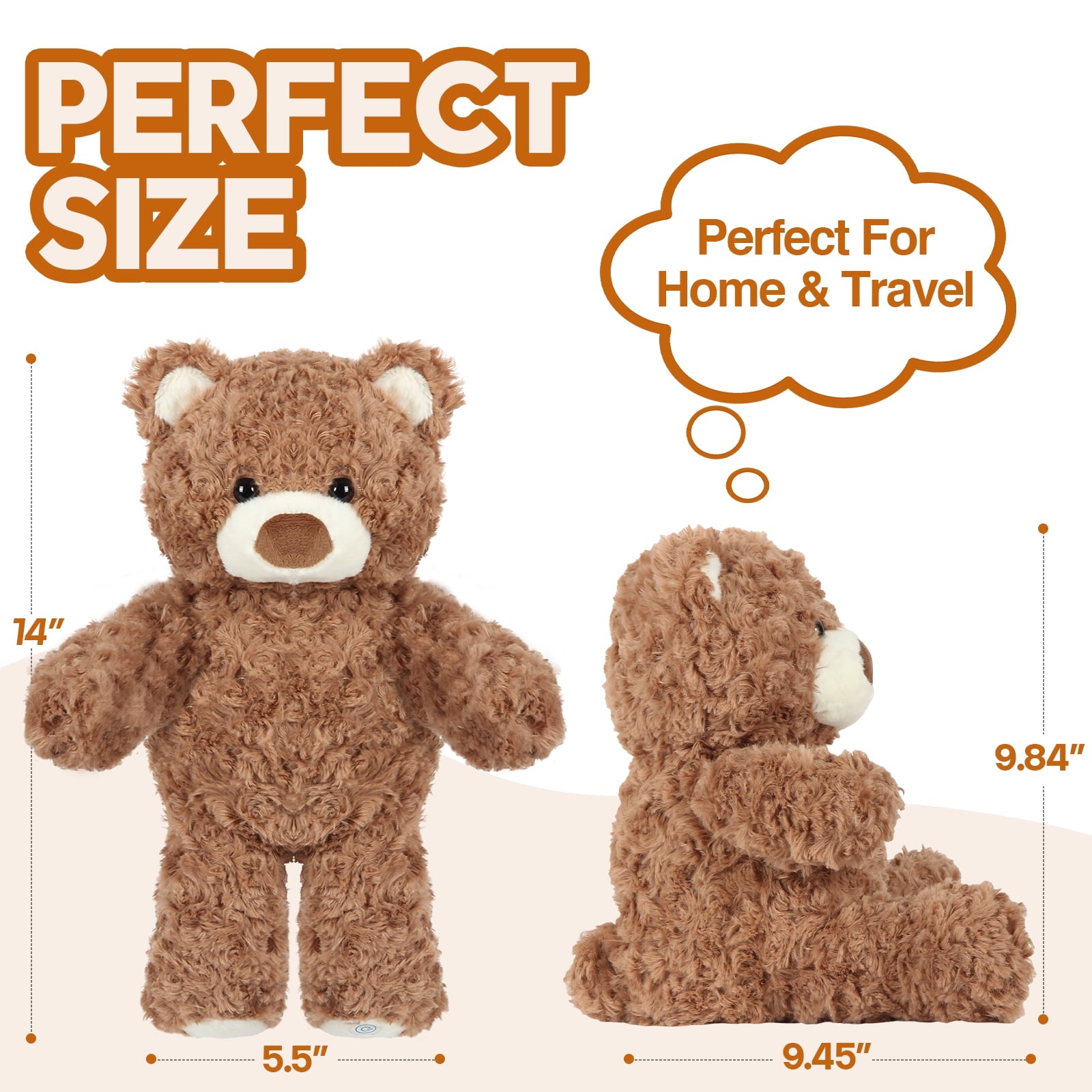 Teddy Bear Huggable Massager with Vibration, Vibrating Massager for Neck Back, Relaxing, Animal Electric Massager, fo... - Image 6