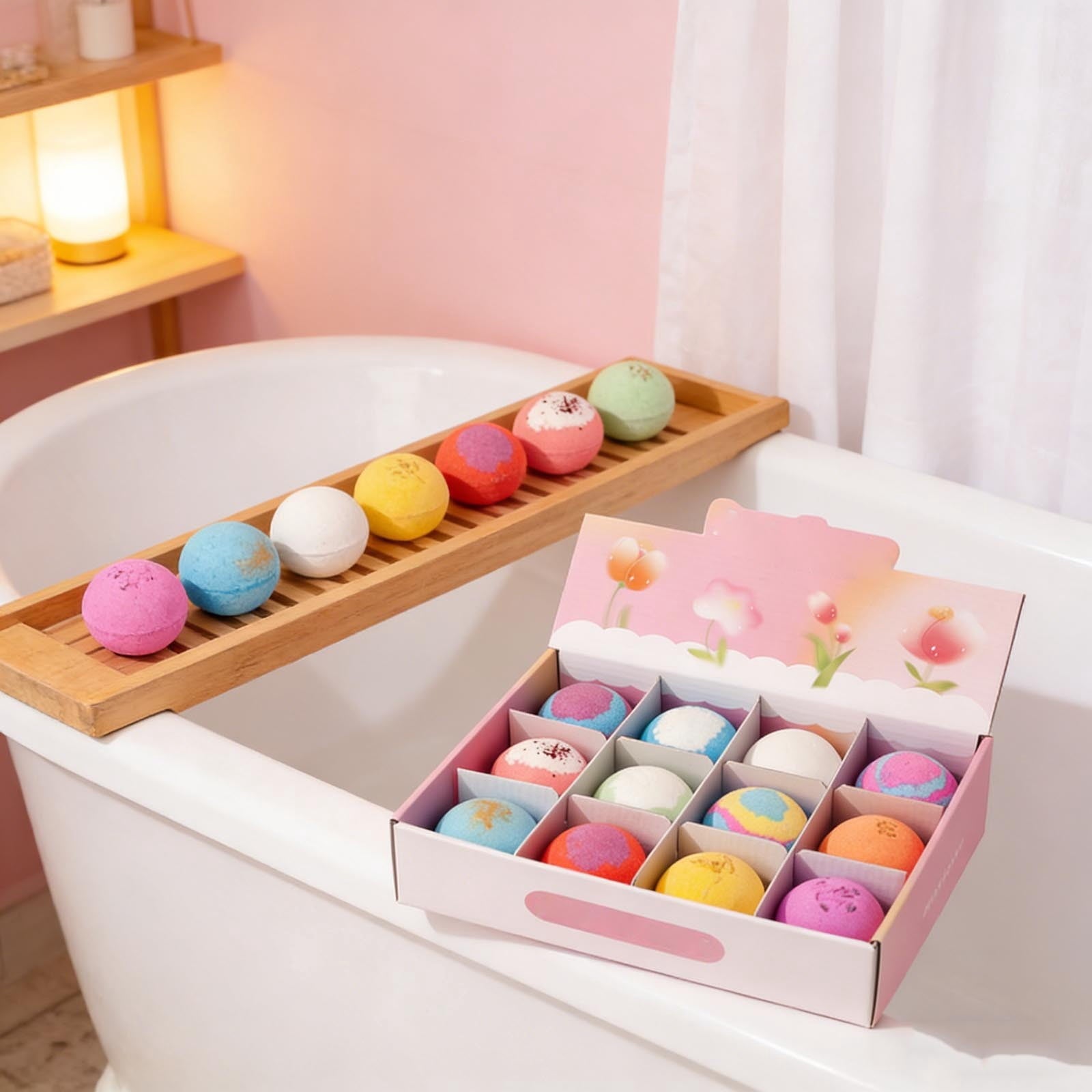 12 Pack Aromatherapy Soak Ball Set, Home Relaxation Fragrance Gift Box, Holiday Present for All Occasions - Image 3