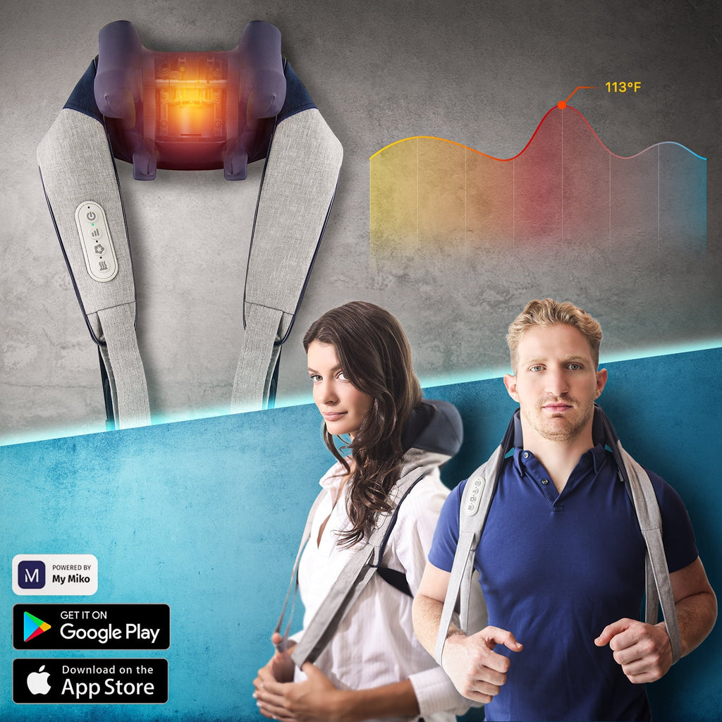 and Back Massager with Heat, Hands-Free and App Controlled - Image 3