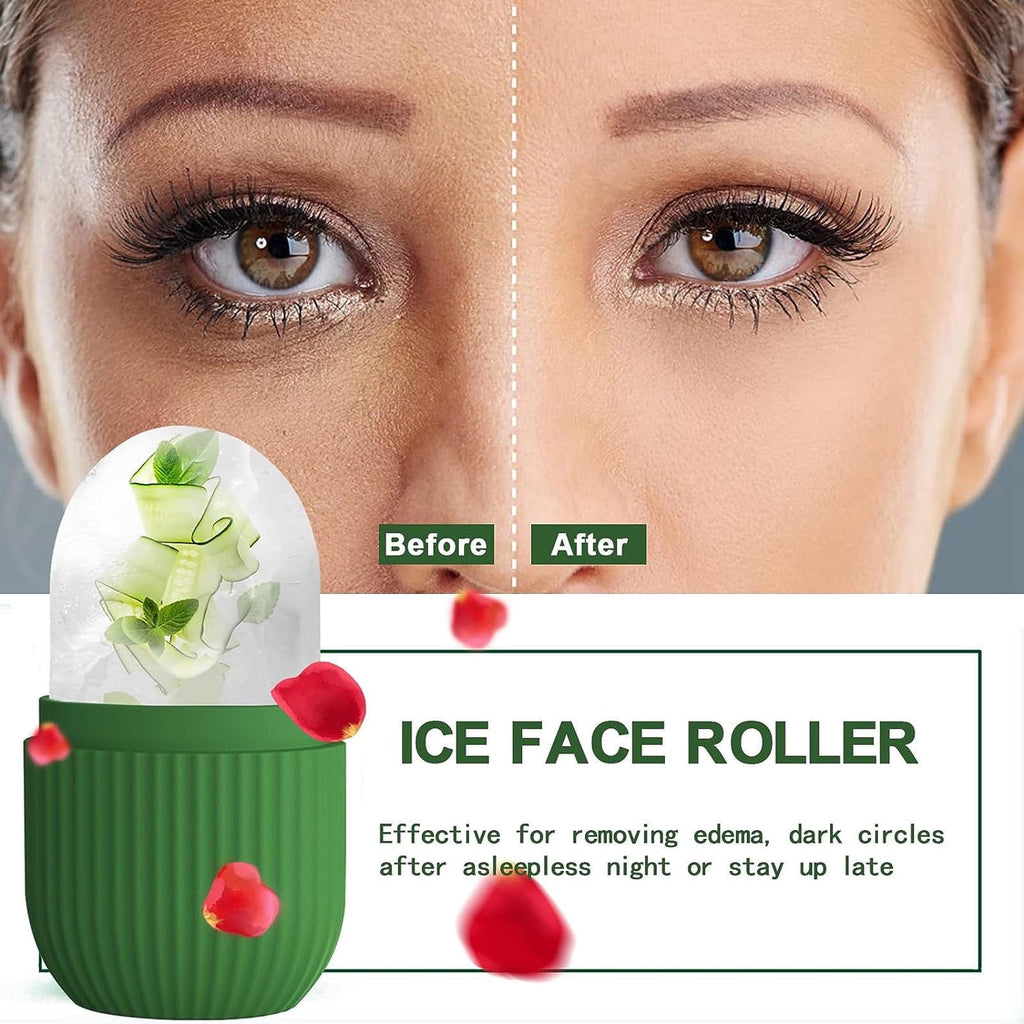 2024 New Ice Roller for Face and Eye, Ice Face Roller, Facial Beauty Ice Roller Skin Care Tools, Ice Cubes Face Massa... - Image 5