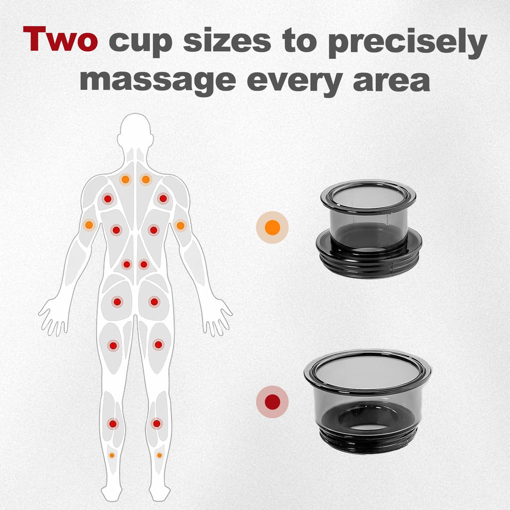 5-in-1 Electric Cupping Massager Kit 12-Level Temperature & Suction Control for Muscle Relaxation, Includes 2 Replace... - Image 5