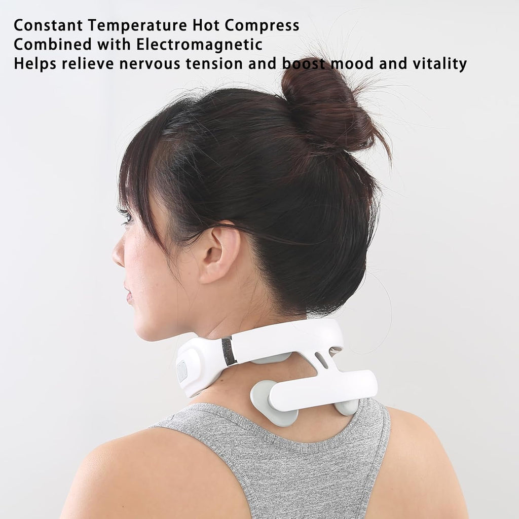 2.0 with Heat - Kneading, 6 Modes & 15 Intensity Vagus Nerve Stimulator, Hands-Free Ergonomic Design for Deep Muscle ... - Image 3
