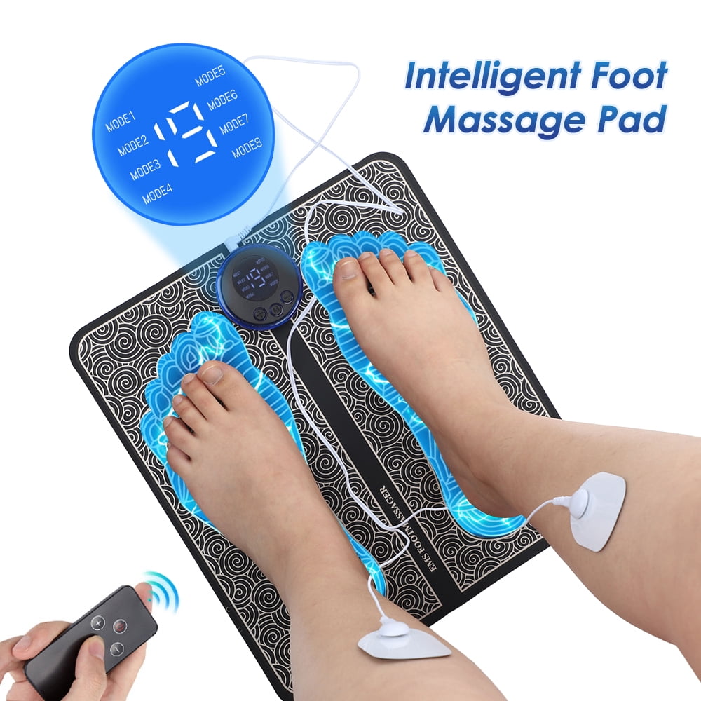 Mat, Portable Pad Stimulator Massage Machine with Remote Control 8 Modes and 19 Intensity Levels for Relaxation - Image 3