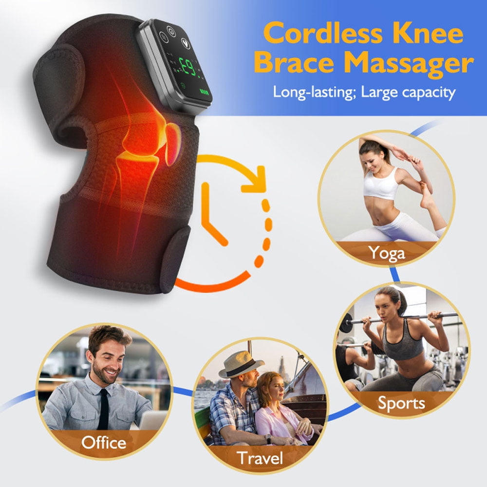 Massager Rechargeable Brace, Leg Shoulder Pain Relief for Women Men - Image 3