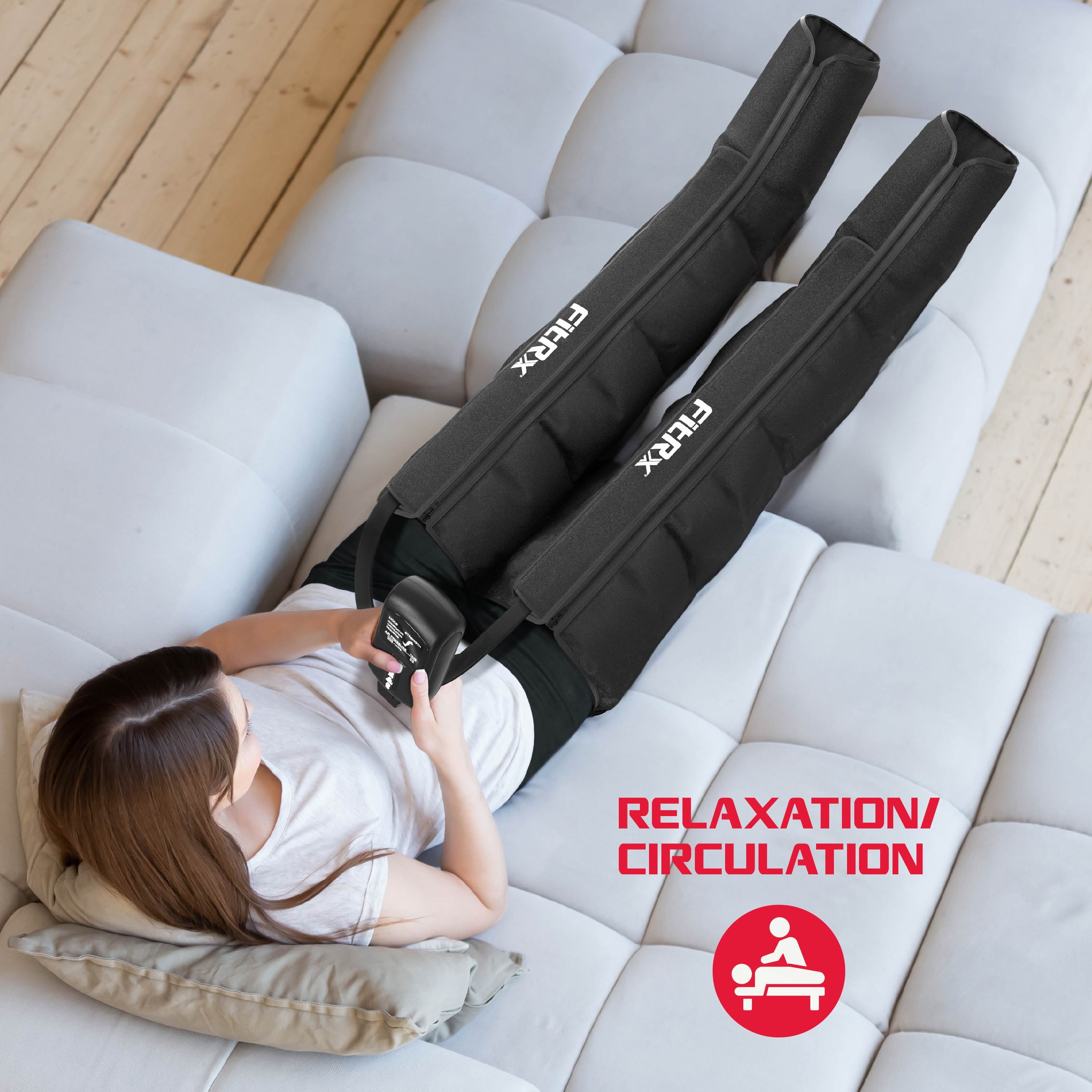 Max Pro Full Leg Compression Massager, Air Compression Leg Massager with 3 Modes, y Boots for Circulation, Muscle Rel... - Image 5