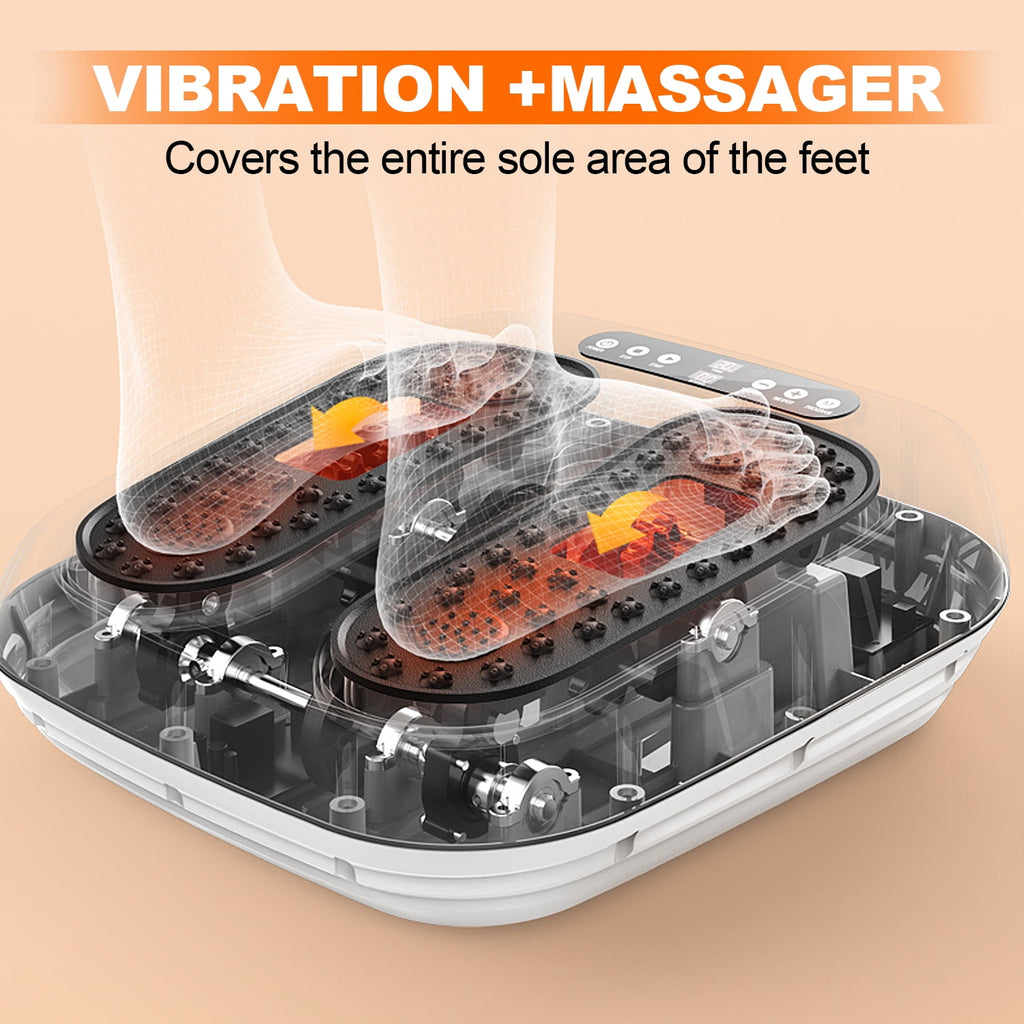 Electric Foot Massager Machine, 5 Auto Modes 20 Levels Speed, Remote Control, Deep Kneading Therapy, Gifts for family... - Image 2
