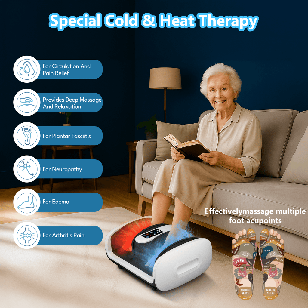 Massager with Heat & Ice Therapy, Eligible, Suitable for Multiple Occasions, Perfect Gift Choice, White - Image 6