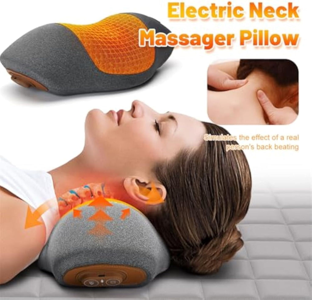 3-in-1 Neck Massager & Relaxer with Heat, Deep Comfort Massage, Neck Stretcher for Gentle Daily Relaxation - Image 5