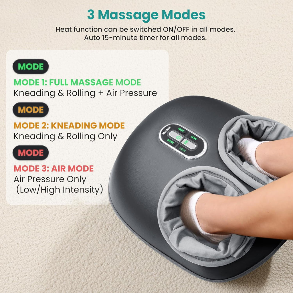 Massager with Heat, Eligible Deep Kneading Therapy Air Compression, Feet Massage Improve Blood Circulation Wellness S... - Image 2