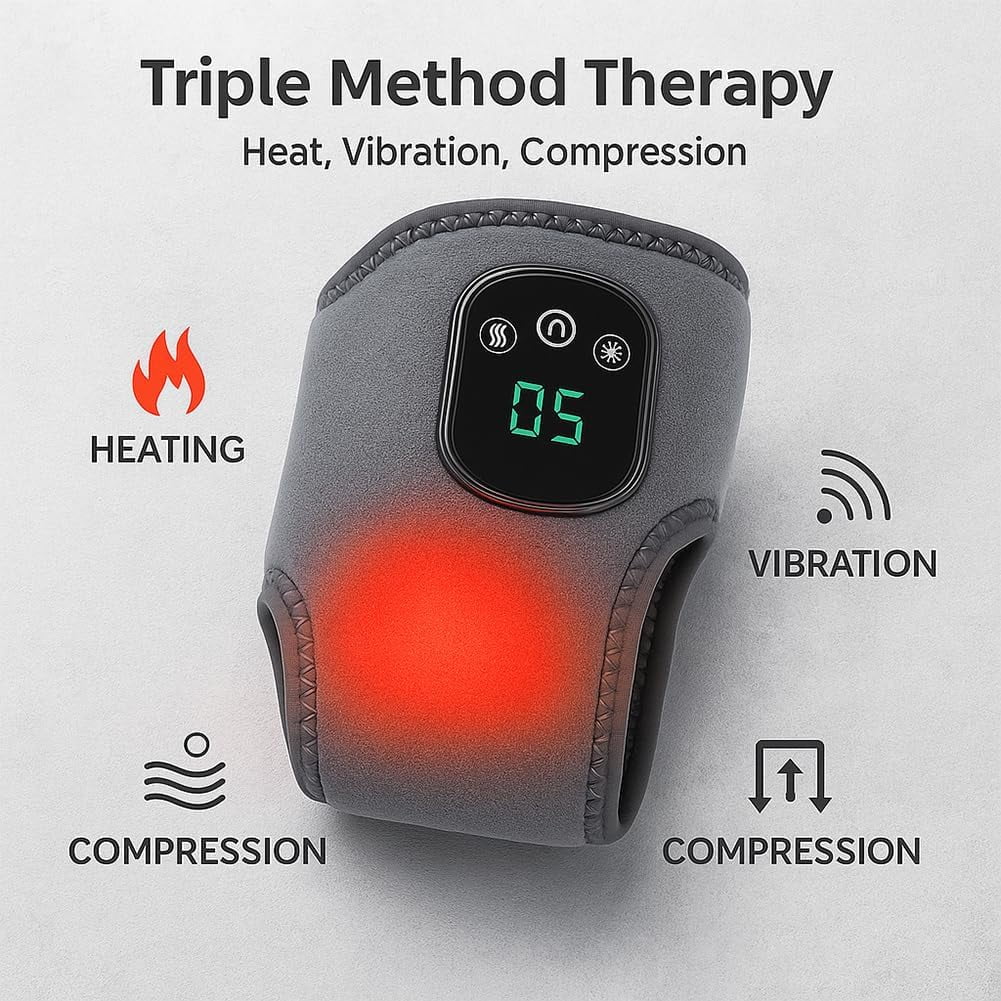 2026 new Vita Feet Relief, Triple Therapy Foot Massager, 3-Speed Vibration & 5-Temperature Settings,for Home/Office/T... - Image 3