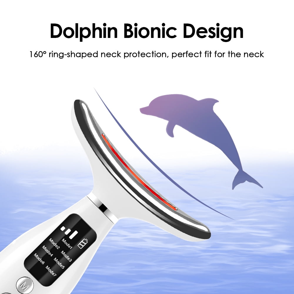 2025 New Face Neck Massager with 7-Color Light Modes for Face Sculpting Skin Care,Tightening,Smoothness, Facial Massa... - Image 4