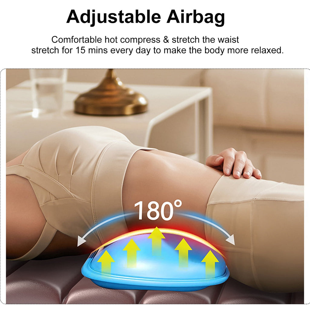 Mat with Heating, Foldable Mattress Pad with 10 Vibration Motors and 3 Adjustable Strength, Multifunctional Leg Foot ... - Image 5