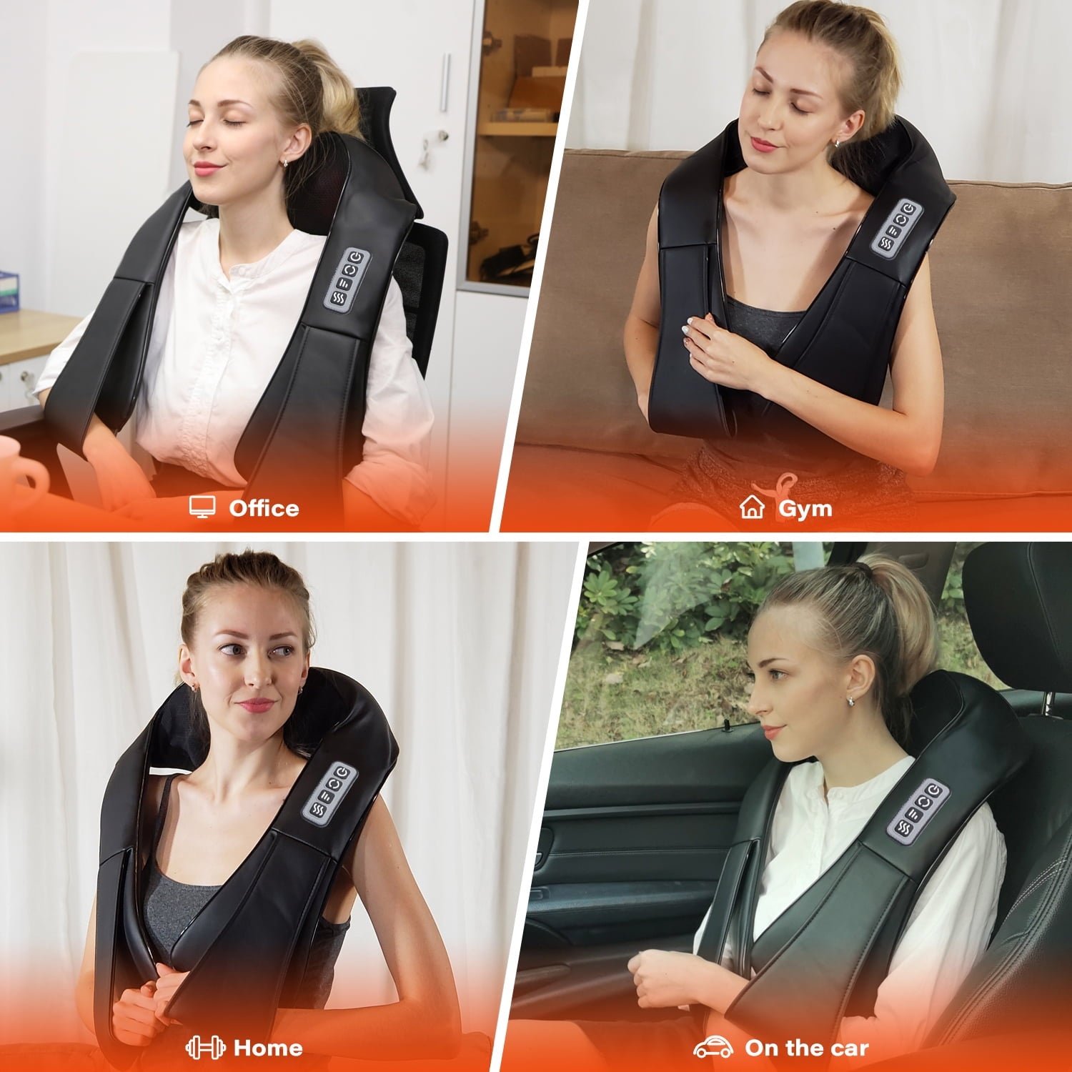 Massager with Heat, Electric Deep Tissue 4D Kneading Massage, Back Shoulder Massager for Body Muscle, Best Gifts for ... - Image 4