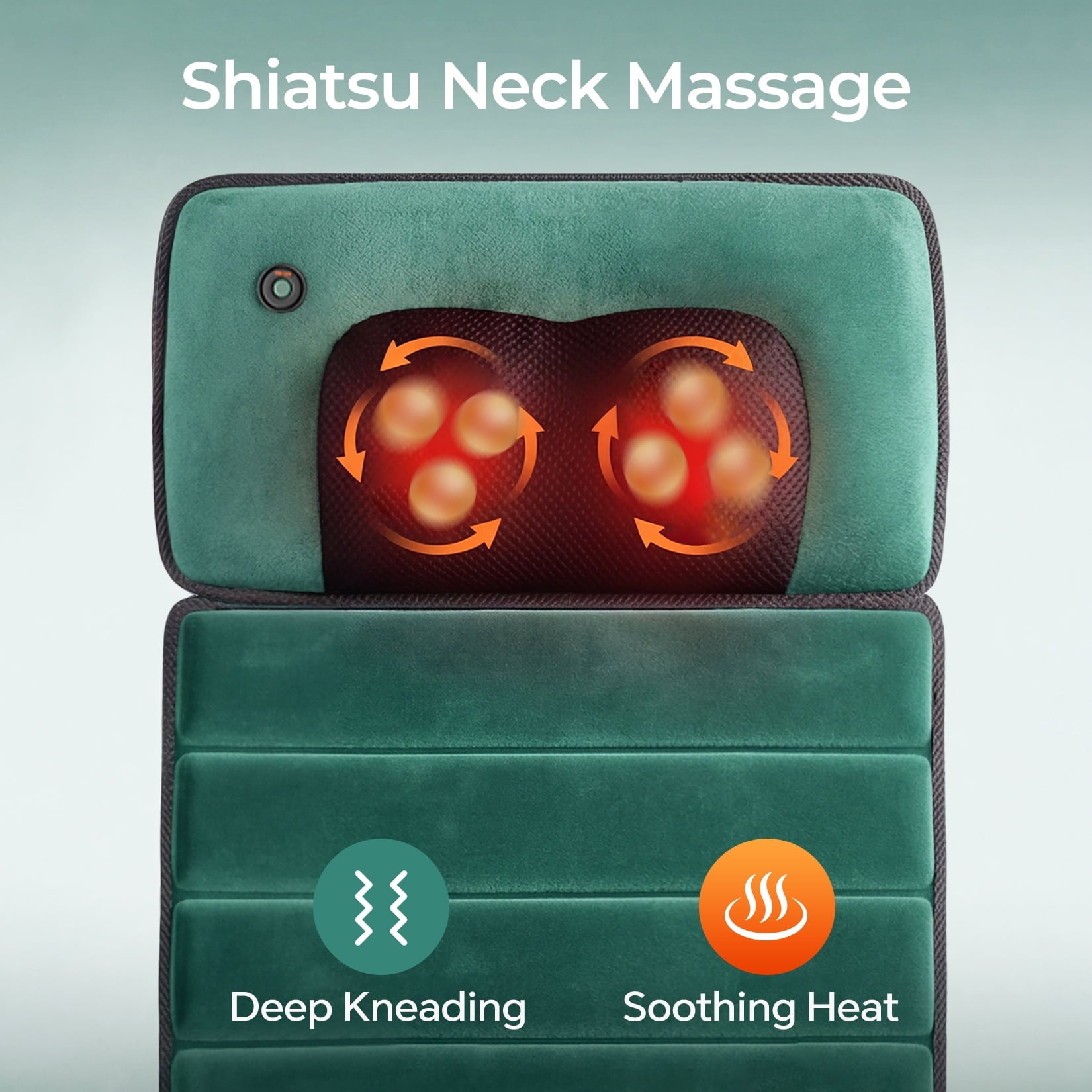 Mat with Heat,Shiatsu Kneading Neck r, Full Body for Neck and Back,Gifts - Image 3