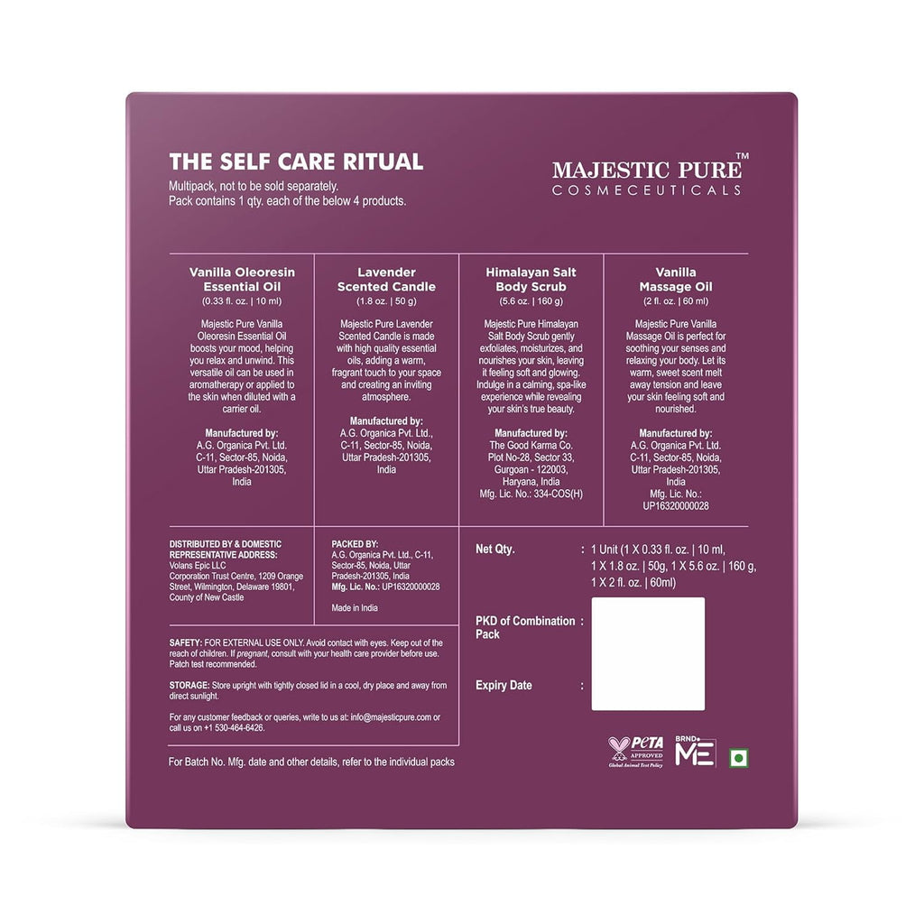 & Pamper Gift Set | 4-Piece Self-Care Kit | For Relaxing Home Experience - Image 5