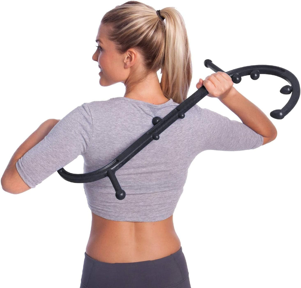 Classic Handheld Manual Massage Cane Made-Full Pressure & Trigger point massage tool for Deep Tissue Pain Relief -Dua... - Image 2