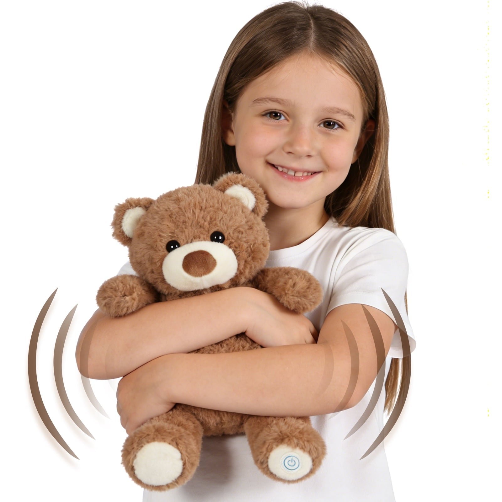 Teddy Bear Huggable Massager with Vibration, Vibrating Massager for Neck Back, Relaxing, Animal Electric Massager, fo... - Image 2