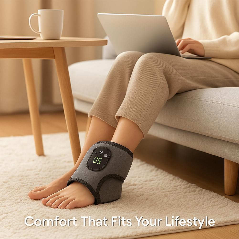 Foot Massager, 2026 new Foot Renew for Neuropathy, Smart Wireless Portable Heated Ankle Wrap with Hot Compress & Heat... - Image 2