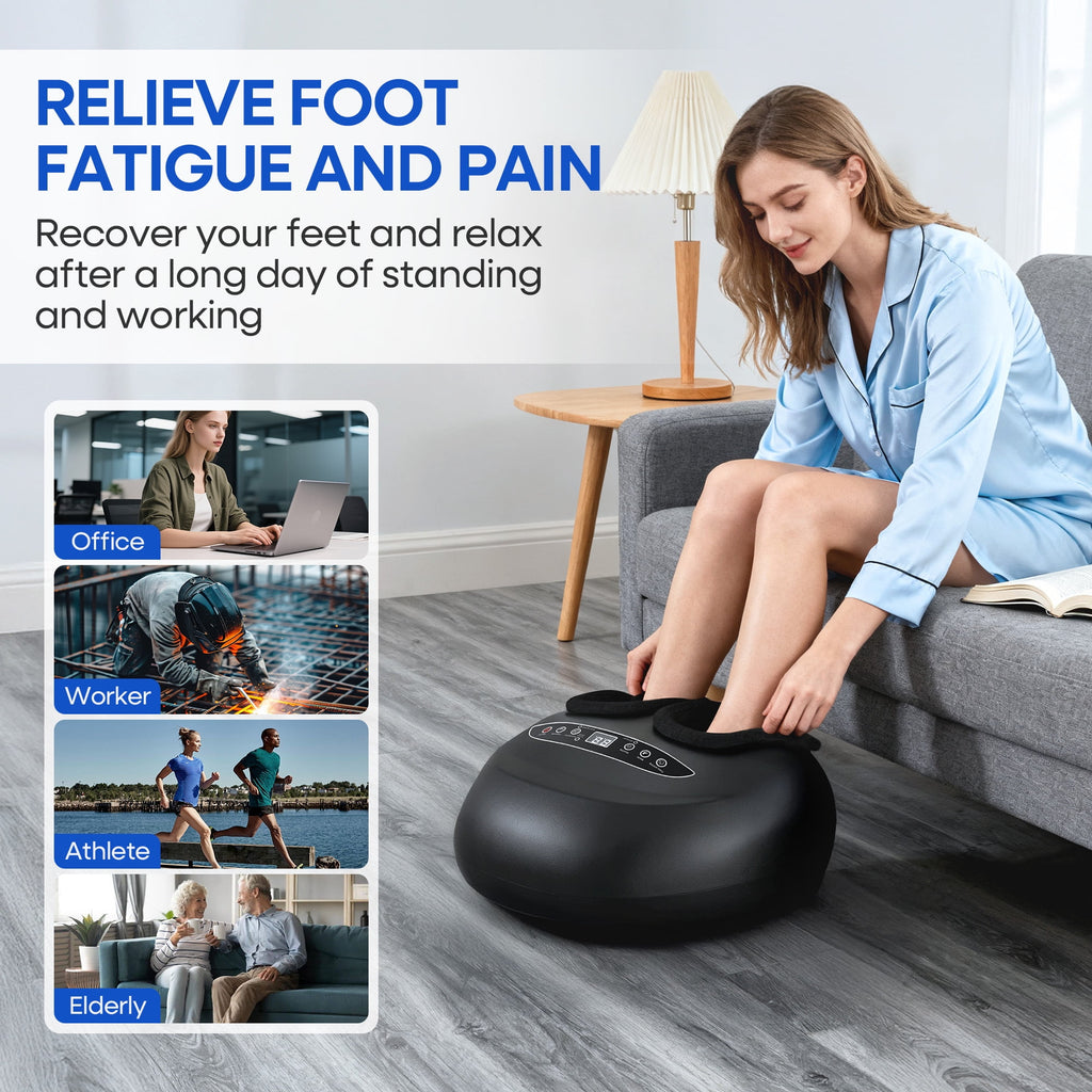 Massager Machine with Heat, Rolling, Deep Kneading, Massager,Birthday Christmas Gifts for Mom Dad Women Men - Image 4