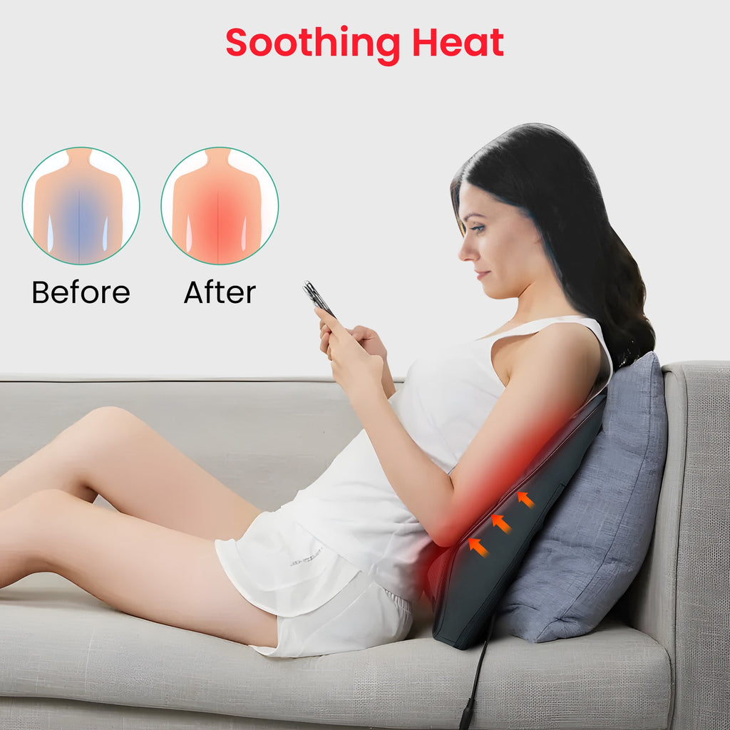 Massager with Heat, Massage Pillow for Neck and Pain Relief, Gift - Image 3