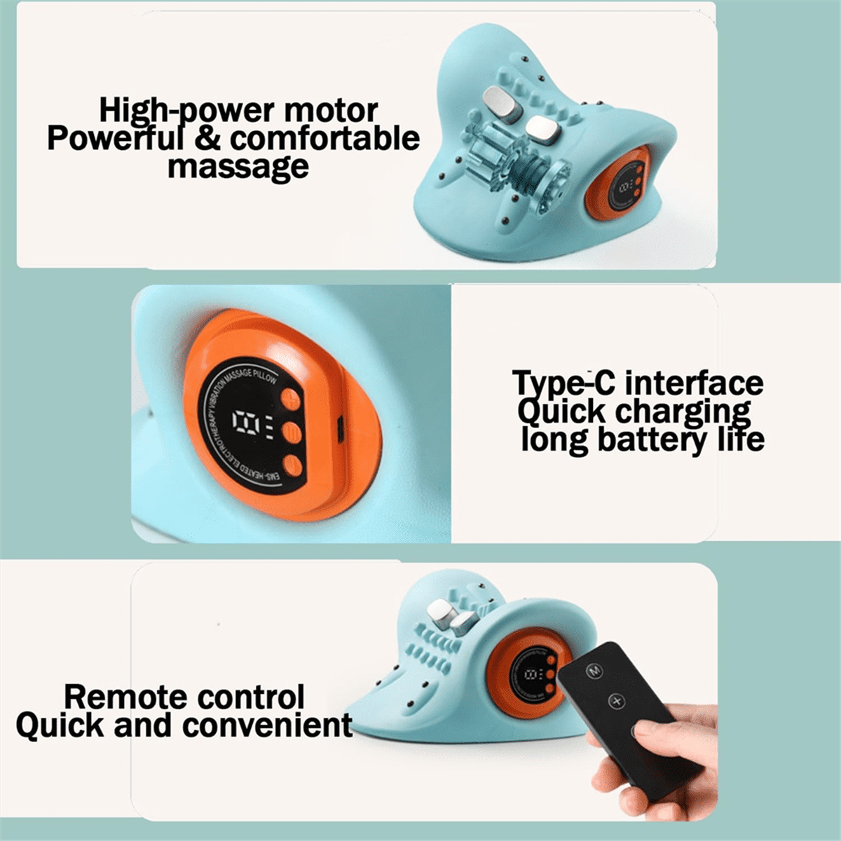New Therapist Neck Massager, Electric 4D with Heat, Ergonomic Angle for Deep Tissue Pain Relief - Image 5