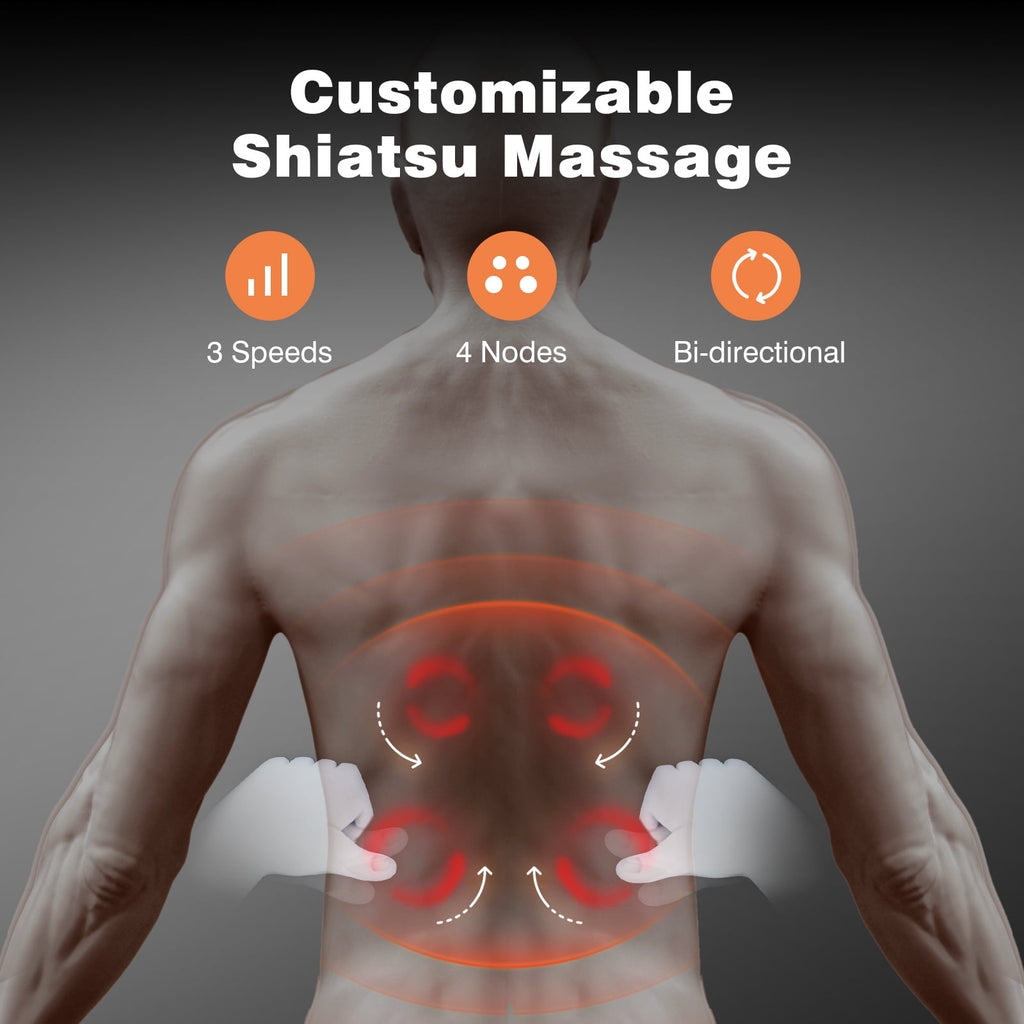 with Heat, s for Neck and , 3D Kneading Massage Pillow for Shoulder, Leg Muscle Pain Relief, Gifts for Mom Dad - Image 2