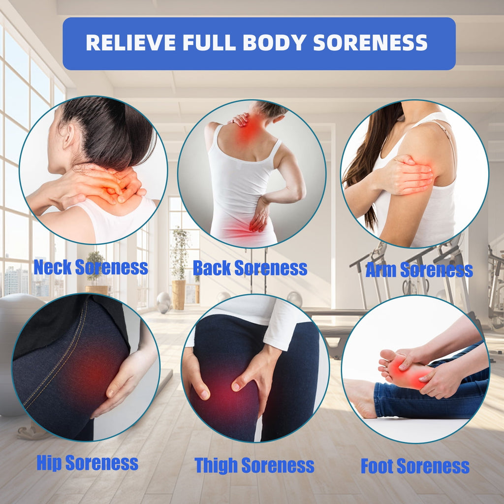 Tissue Massager: Back & Neck Massager for Pain Relief, Self-Use Massager Stick, Full Body Trigger Point Tool for Back... - Image 3