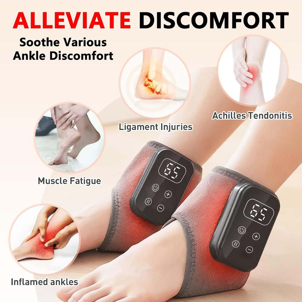 for Neuropathy, Triple Feet Relief with 5 massage intensity levels and 6 heat levels Visible Screen, Ankle Massage fo... - Image 2
