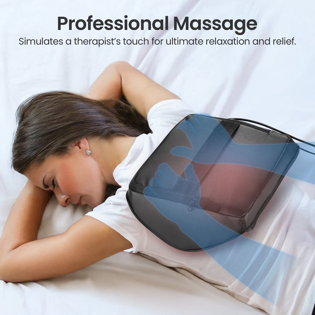 and Back Massager for Relief Deep Tissue with Heat, Shiatsu Shoulder Massager with Bi-Directional Rotating Head for ,... - Image 3