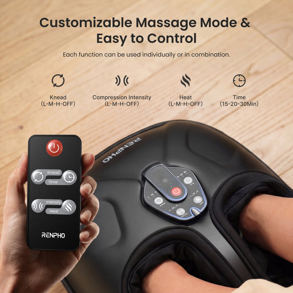 with Heat, Shiatsu Machine for Neuropathy Pain and 10 Air Compression, Eligible Products, Mothers Day Gifts for Mom W... - Image 4