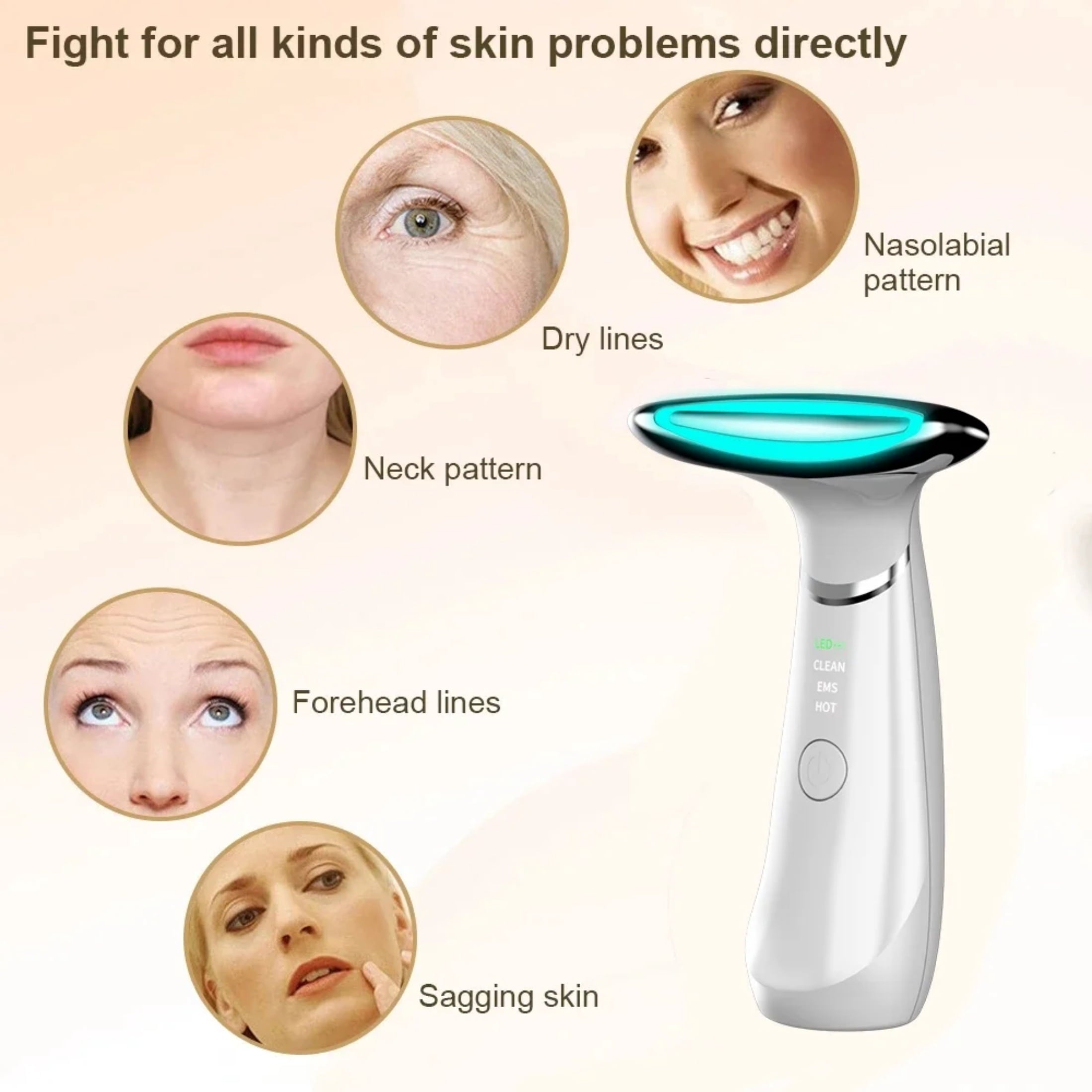 Red Light Therapy for Face, LED Face Skin Rejuvenation for Face & Neck Beauty Facial Massager for Face and Neck Devic... - Image 6