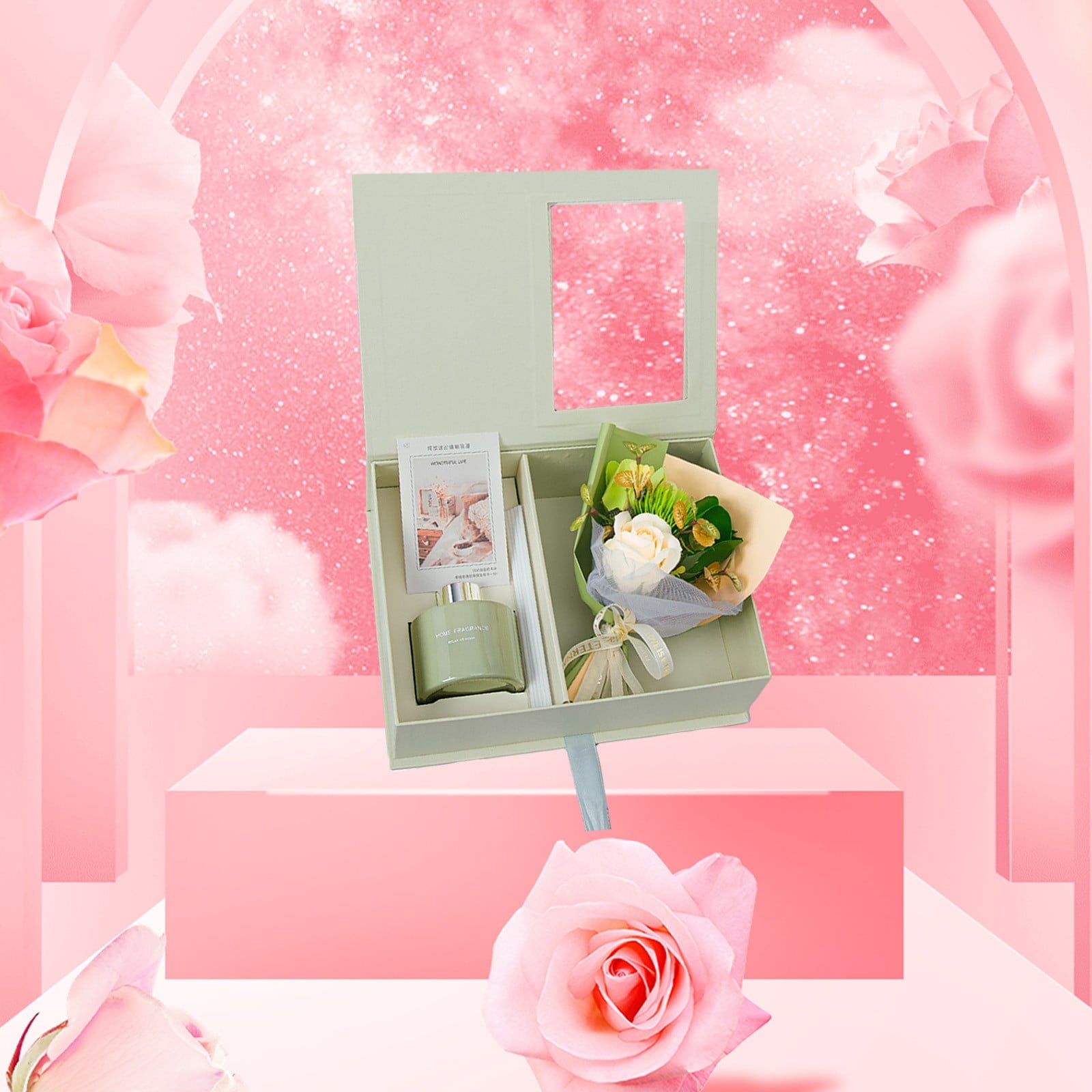 For Mom Women Christmas Relaxing Spa Gift Basket Appreciation Her Christmas For Wife Sister Friend Candle 120ml - Image 6