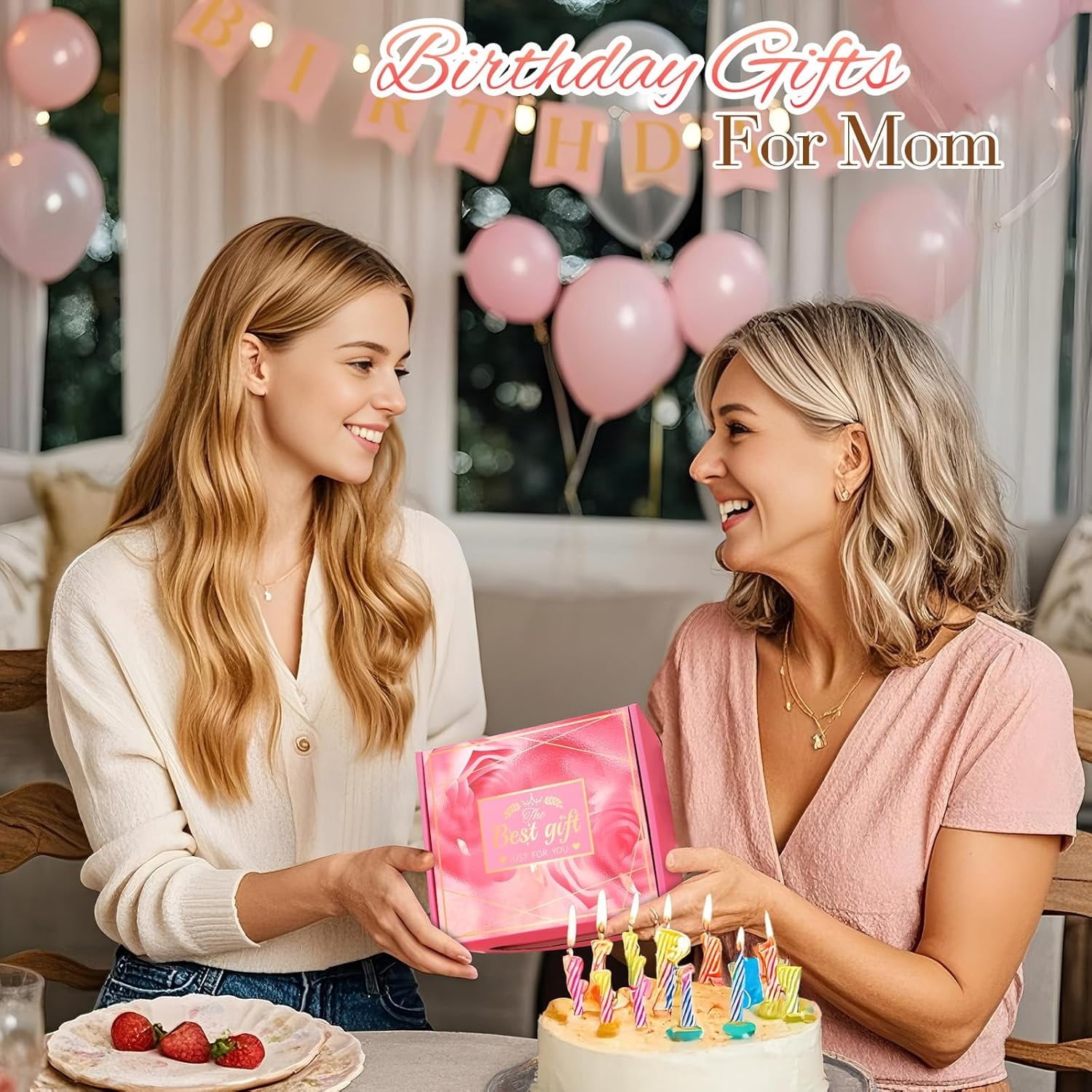 for Mom, Wife, Grandma, Sister, Friends: Unique Birth Baskets Set for Personalized Best Mom , Spa Presents for Christ... - Image 6