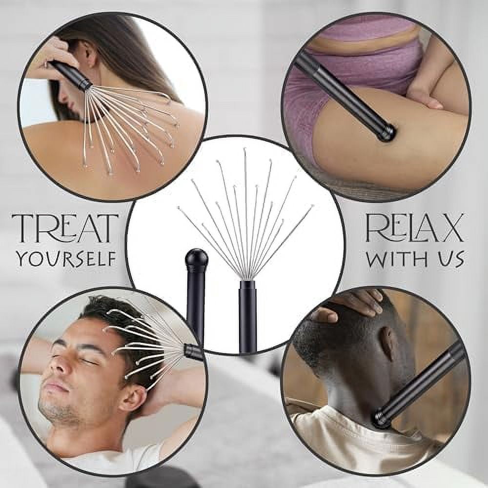 Metal Back Scratcher with Wire Claw Scratching Head - 17 Long Handheld Extendable Massage Tool Ideal for Body Scratch... - Image 6