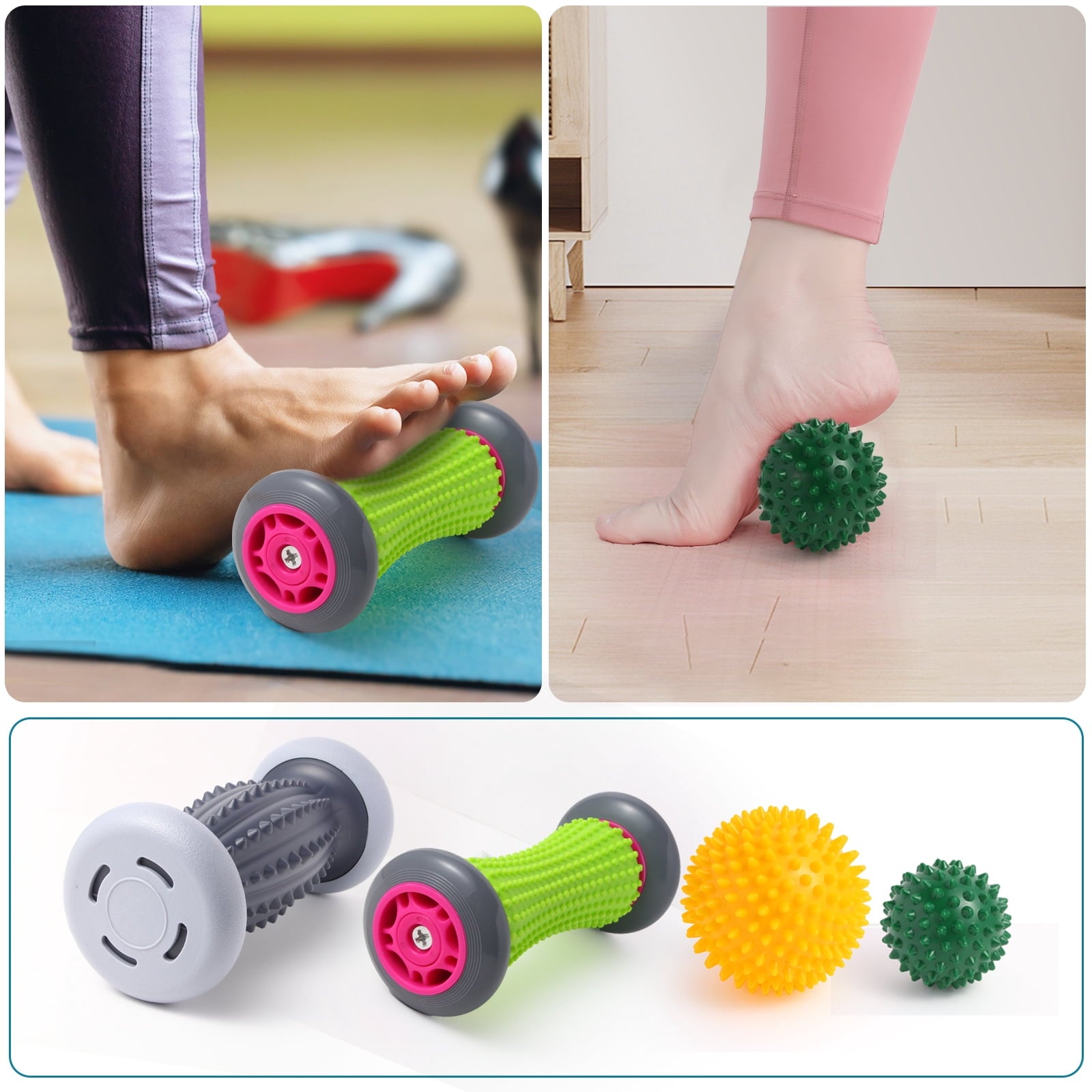 & Massager for Plantar Fasciitis Relief, Neuropathy, Gray - Image 4