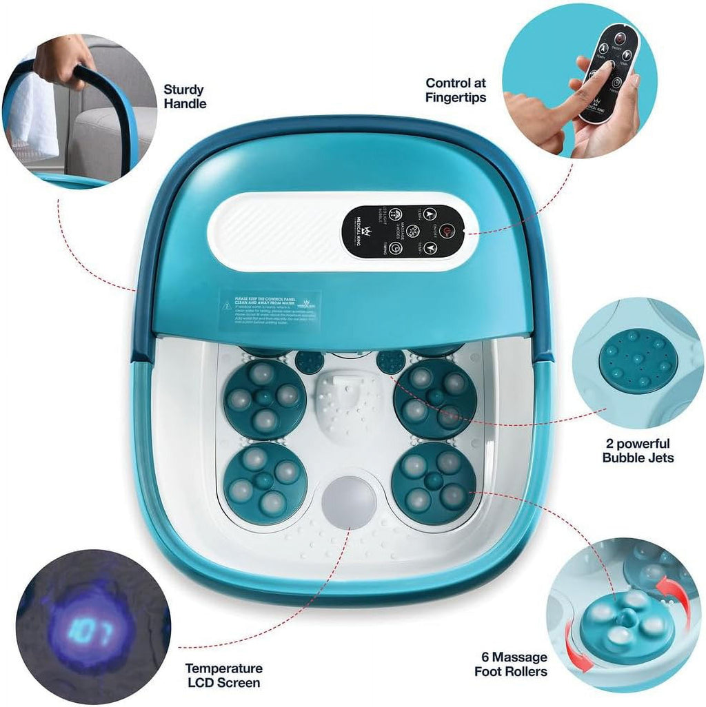 With Heat And Massage And Jets Includes A Remote Control A Pumice Stone Collapsible Massager With Heat And Massage Bu... - Image 2