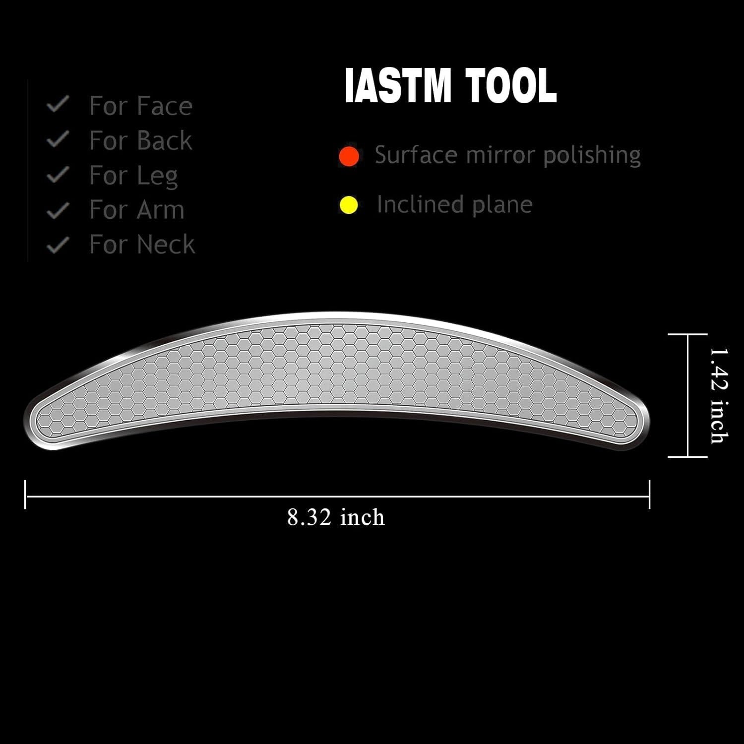 3 in 1 Stainless Steel Muscle Scraper Tools Set,Scraping Massage Tools for Physical Therapy,Derma Edge Massage Tool &... - Image 3
