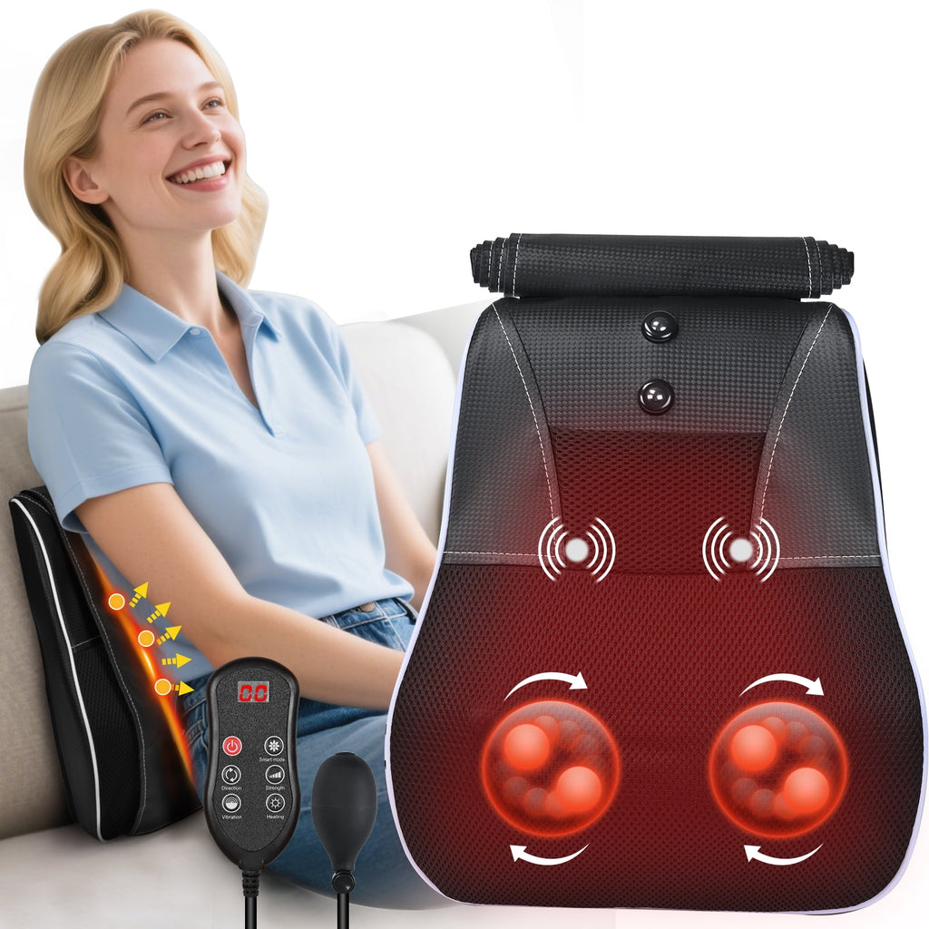 and Back Massager with Heat, Massager for Pain Relief deep Tissue,Christmas Gifts for Mom,Dad,Women - Image 2