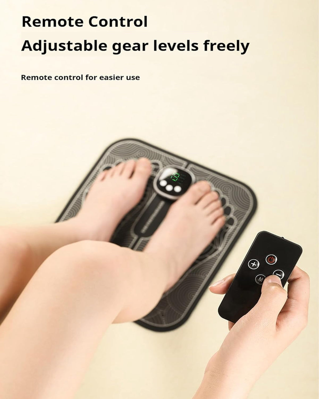 Massager for Everyday Comfort, 8 Massage Modes, 19 Intensity Levels, Smart Auto Power-Off, Remote Control, USB Rechar... - Image 5