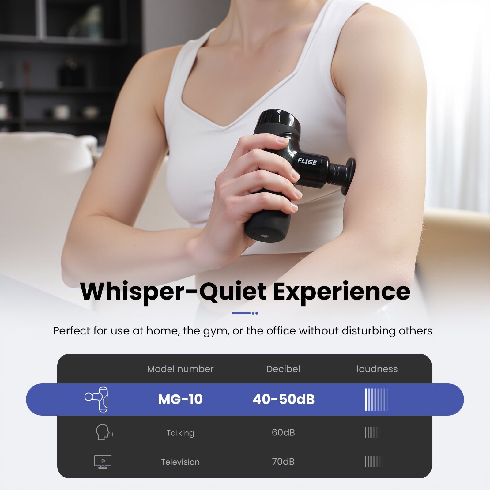 Deep Tissue Massage Gun for Pain Relief & Muscle Recovery Gifts- 7mm Amplitude 3000 - Image 4