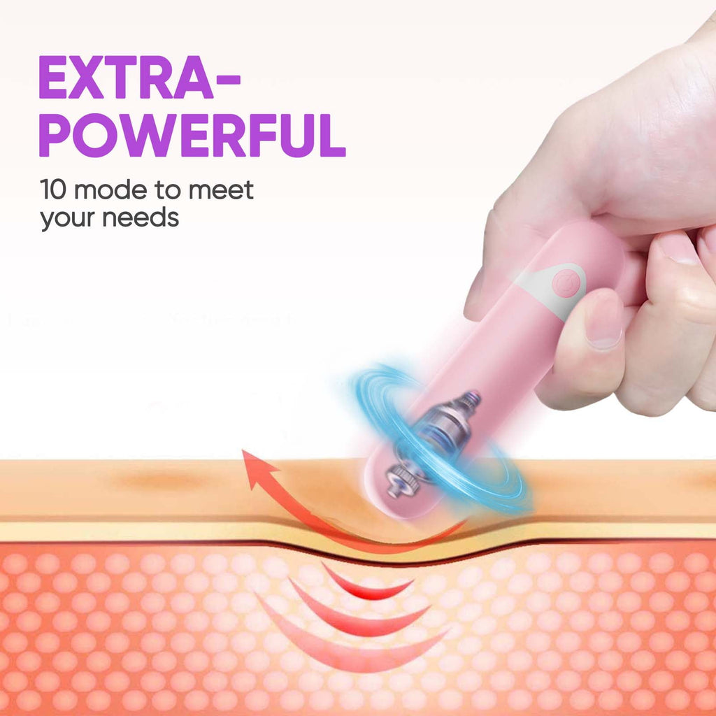 with Heat, Portable with 10 Modes & 16 Levels, Relaxation at Home, Office, Travel - Image 3