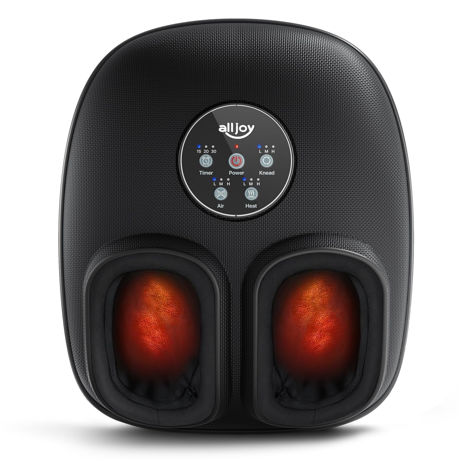 Machine with Heat, Air Compression, Deep Kneading Shiatsu for Tired Blood Circulation, up to Size 12, Relax for Home ...