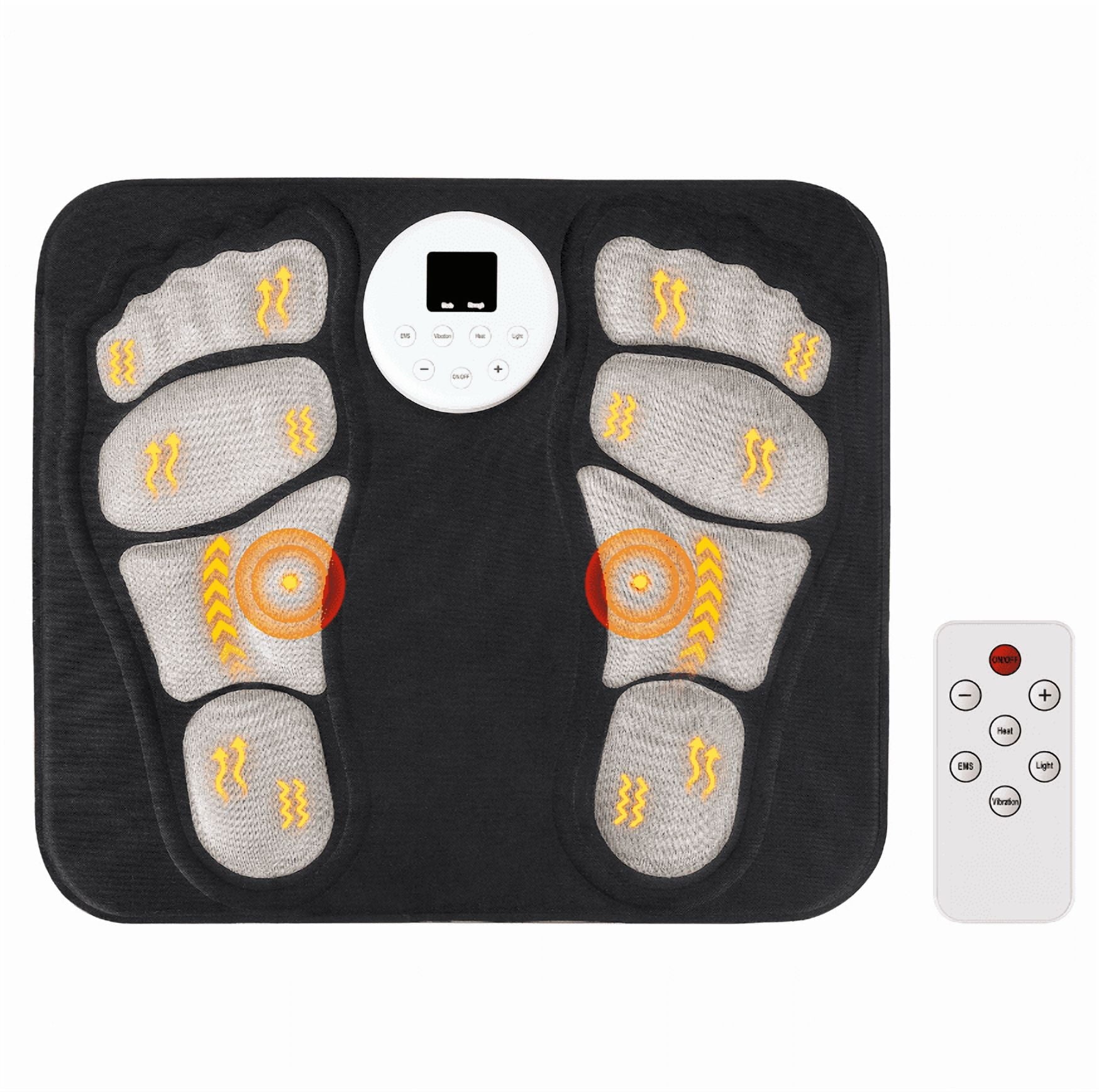 Mat for Pain Plantar Relief, Muscle Relaxation, Improve Circulation, Portable & Rechargeable Feet Pad with 6 Modes &1...