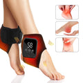 Foot with Heat, Rechargeable Heated Foot Brace Wrap with 3 Heat & 3 Vibration Levels, 15min Auto Shut Off, Adjustable...