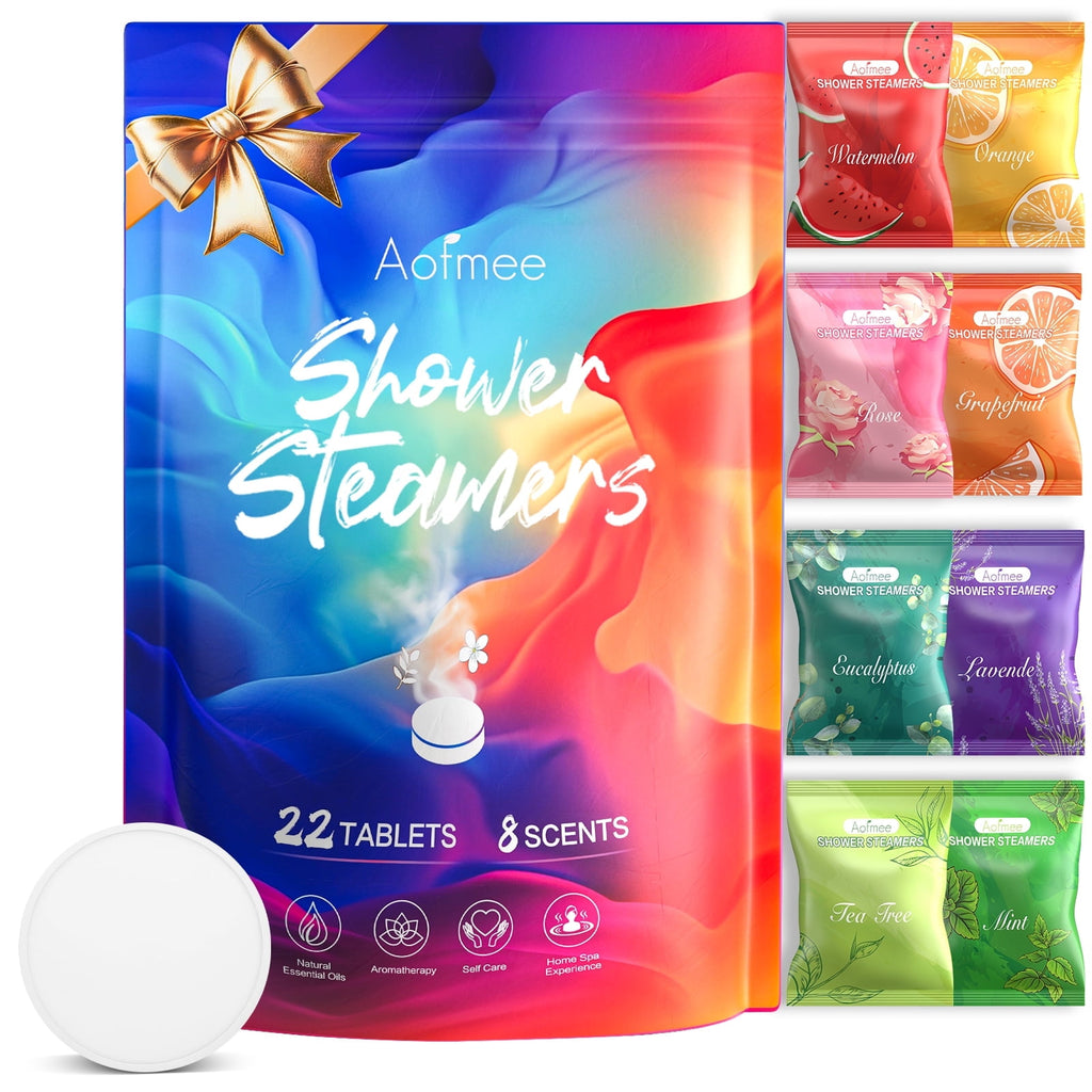 22 Pack, Lavender 8 Variety Scents Bubble Baths Set, Steamers Aromatherapy Relaxation Birthday Gifts for Women Men an...