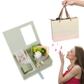 Set for Women Relaxing Spa Basket with Scented Candle Birthday Christmas s for Mom Wife Friend(F)