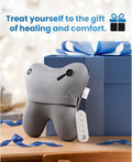 EZBack Plus Neck Massager with Heat Remote, Back Massager with 3 Level for Pain Relief Deep Tissue, Shiatsu Kneading ...