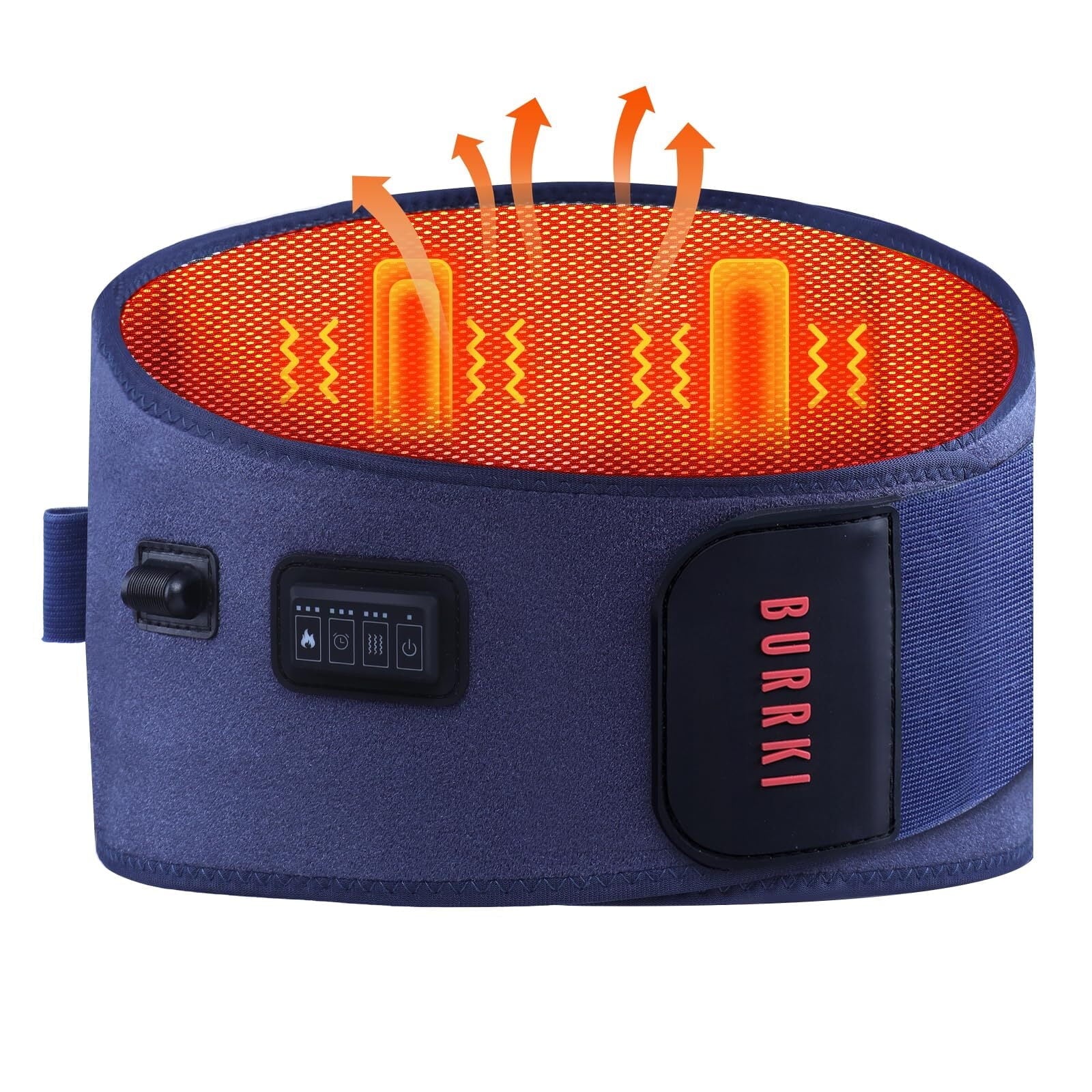 Pad for Back Pain Relief, 47-60" Lower Back Massager with 3 Heat & 3 Timer & 5 Vibration, Heated Back Lumbar Support ...