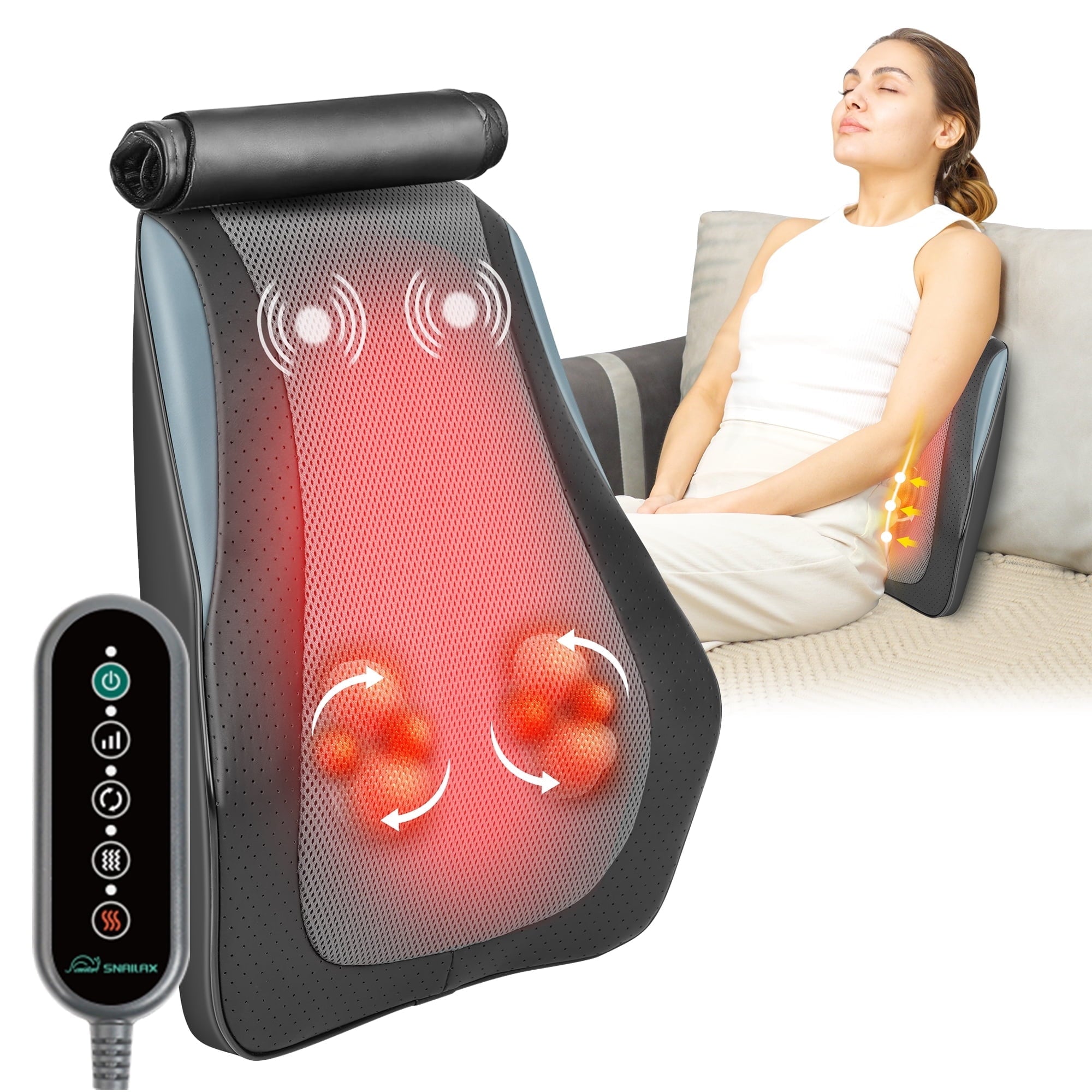 Massager with Heat, Massage Pillow for Neck and Pain Relief, Gift